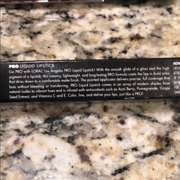 💋 NIB Lorac Pro Liquid creamy Lipstick In Mulberry new in box - Picture 5 of 6